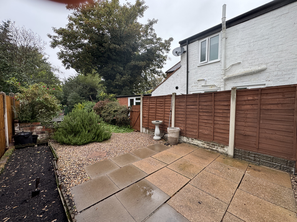 Rear patio
