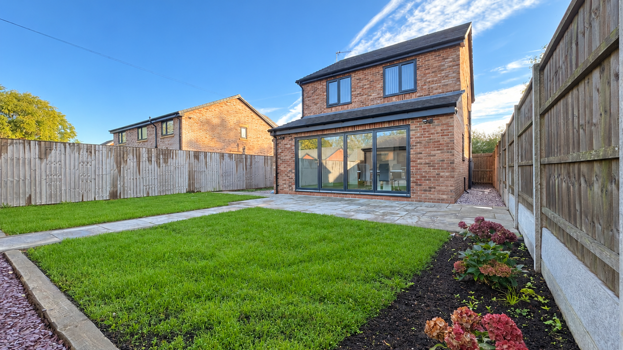 Rear garden