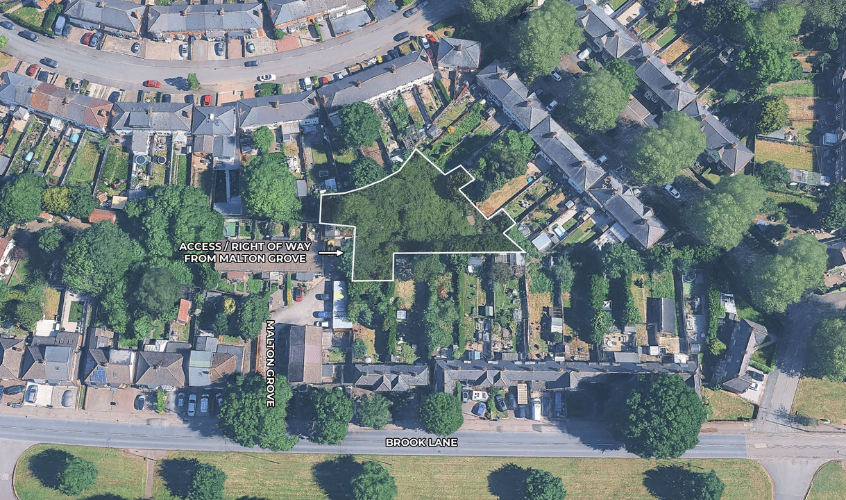 Freehold Development Land with Planning Permission for Two Detached Homes