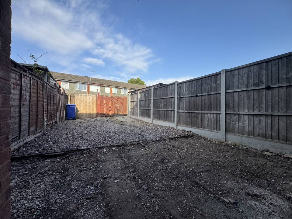 Rear of property