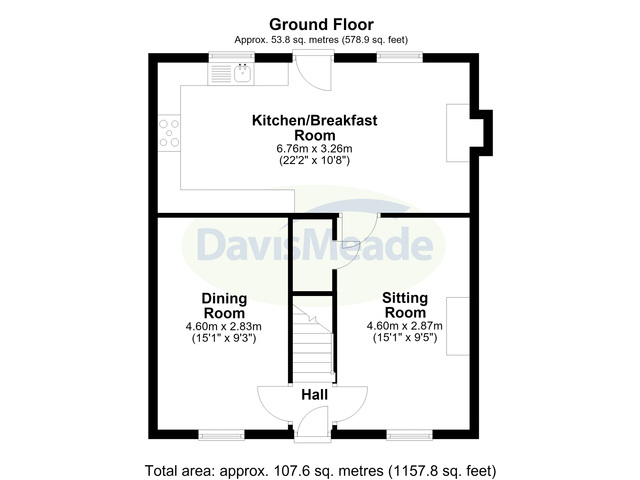 2 Fairview Cottage, Pennsylvania - Ground Floor.JPG