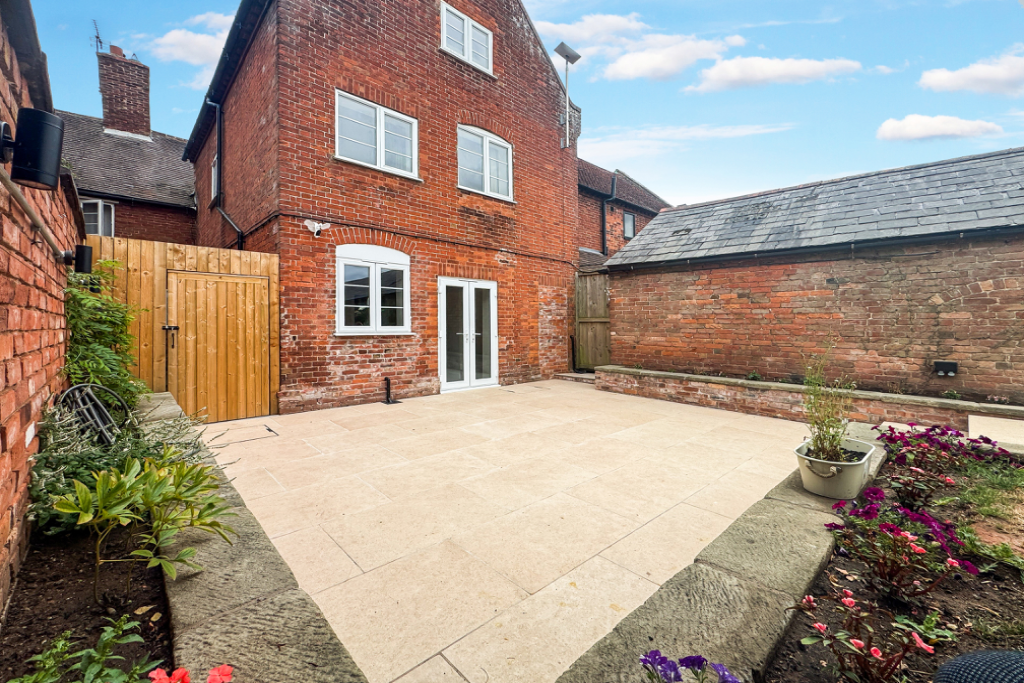 Rear patio