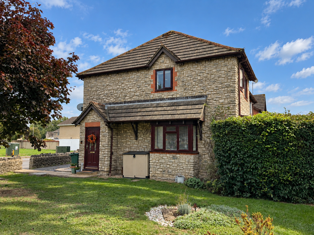 Sunny Suburban Stone House