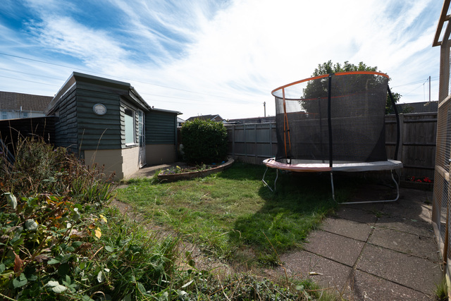Garden and outbuilding