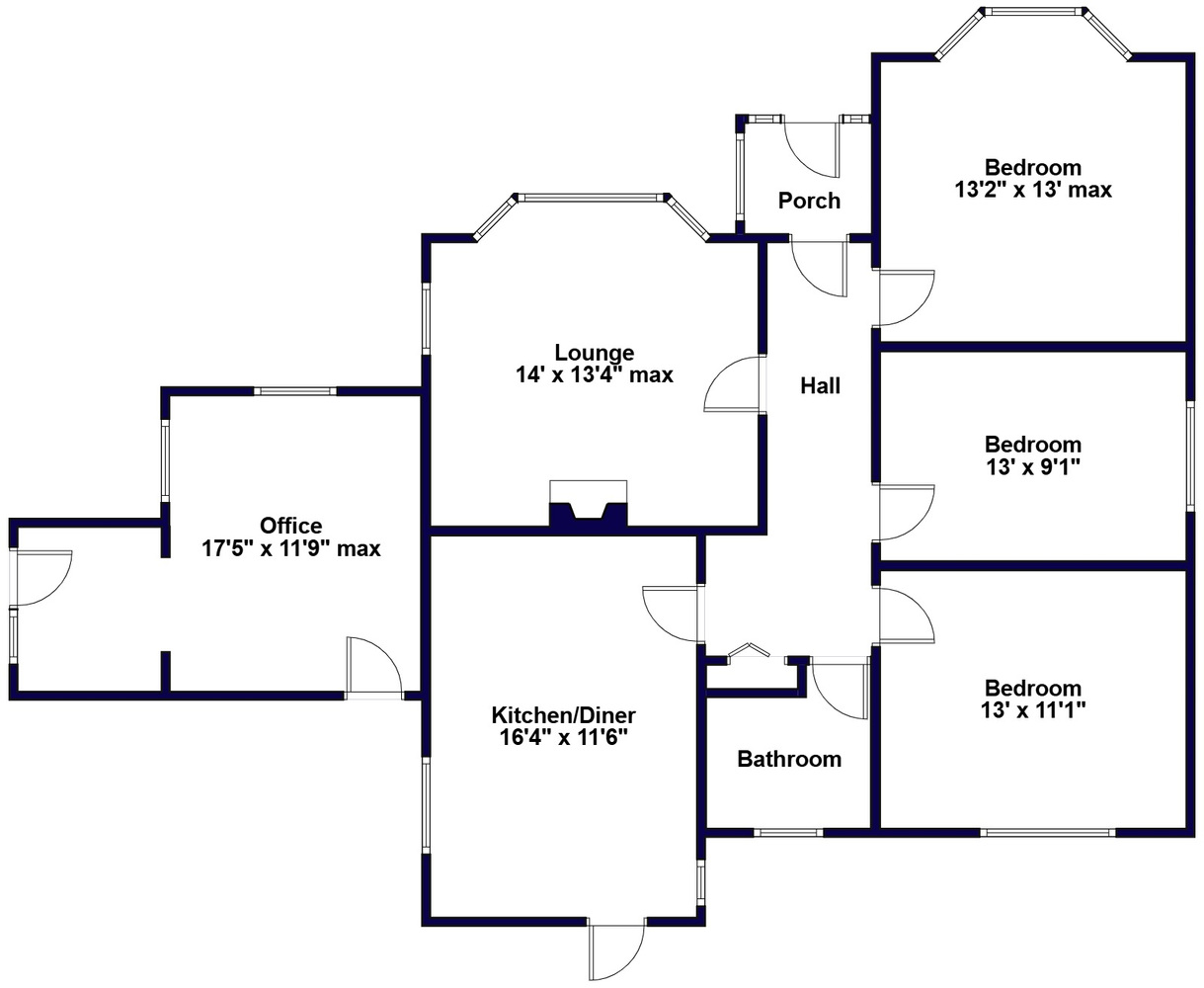 Glendene Bungalow, Bashley Cross Road, New Milton, Hampshire