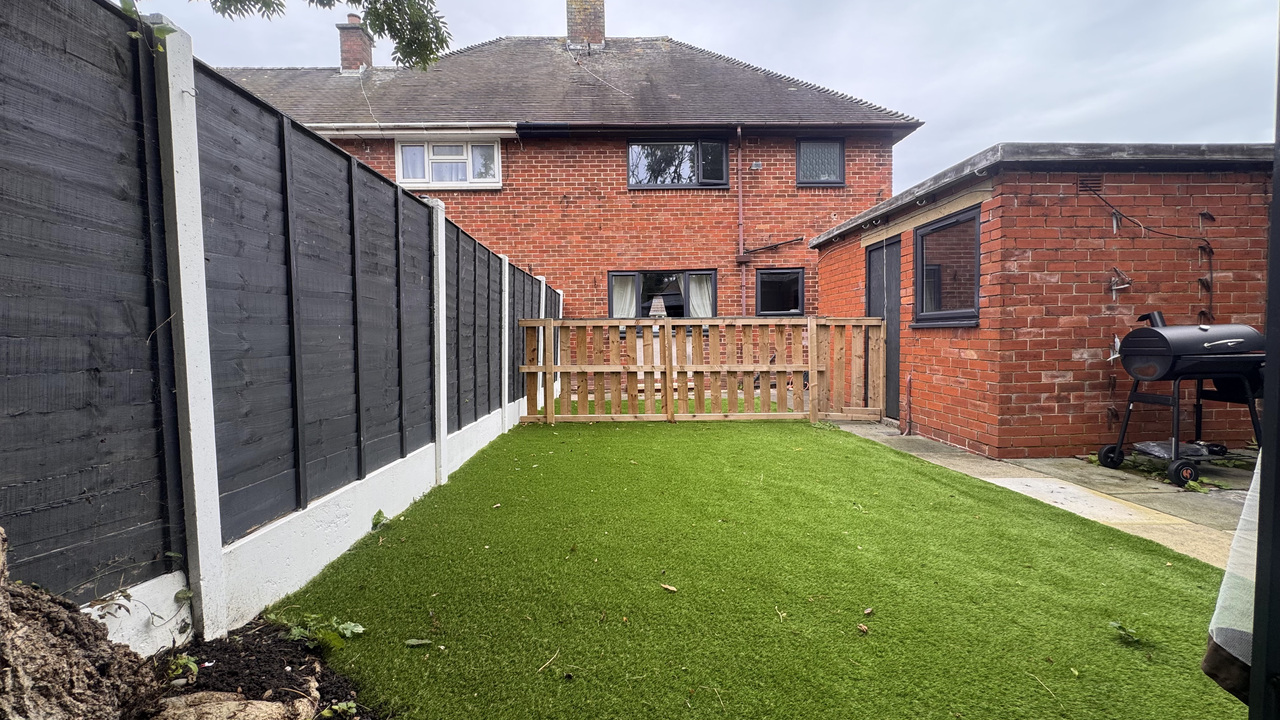 Rear garden
