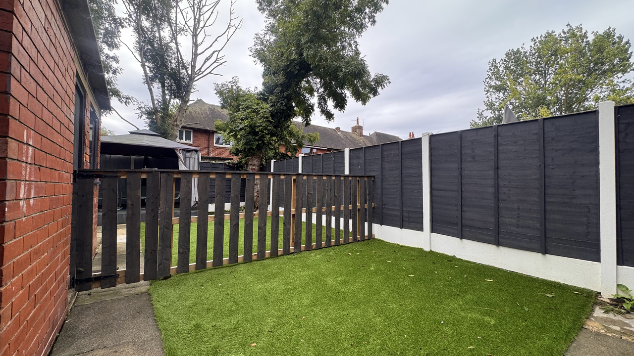 Rear garden