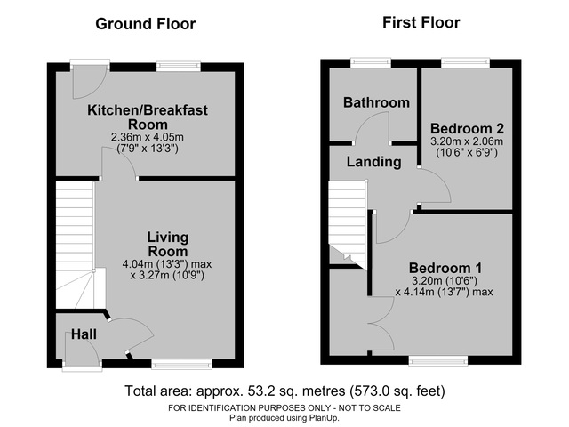 7 St Clares Court, Lower Bullingham, Hereford - all floors.JPG