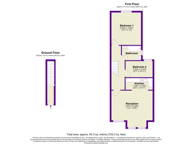 Norwich Road, Floor plan