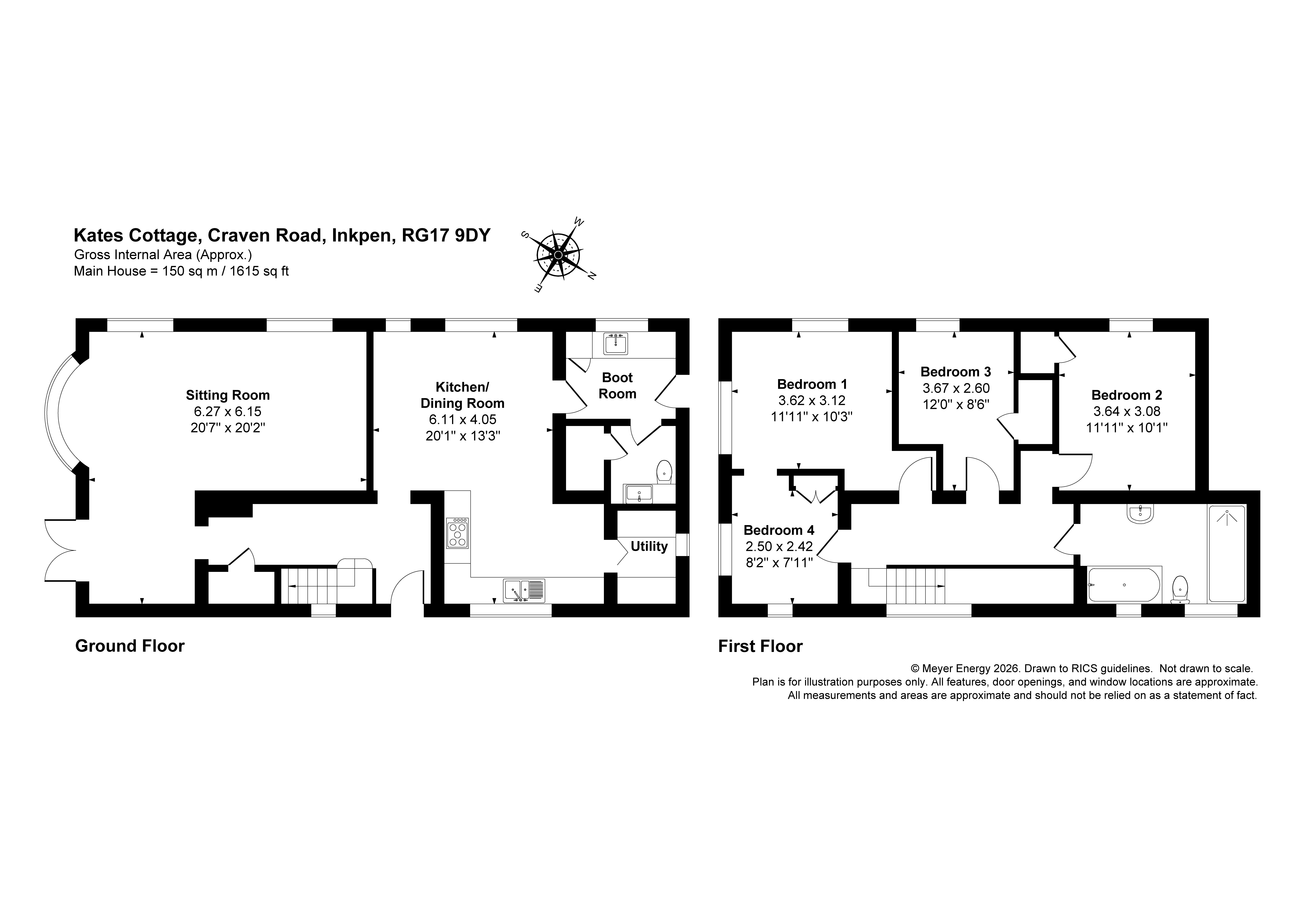 Craven Road, Inkpen, Berkshire floor plan