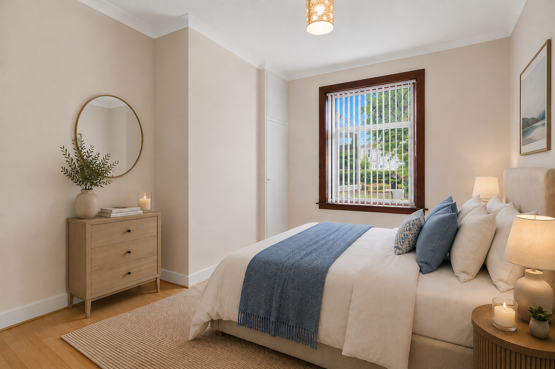 VS Primary Bedroom Virtually Staged