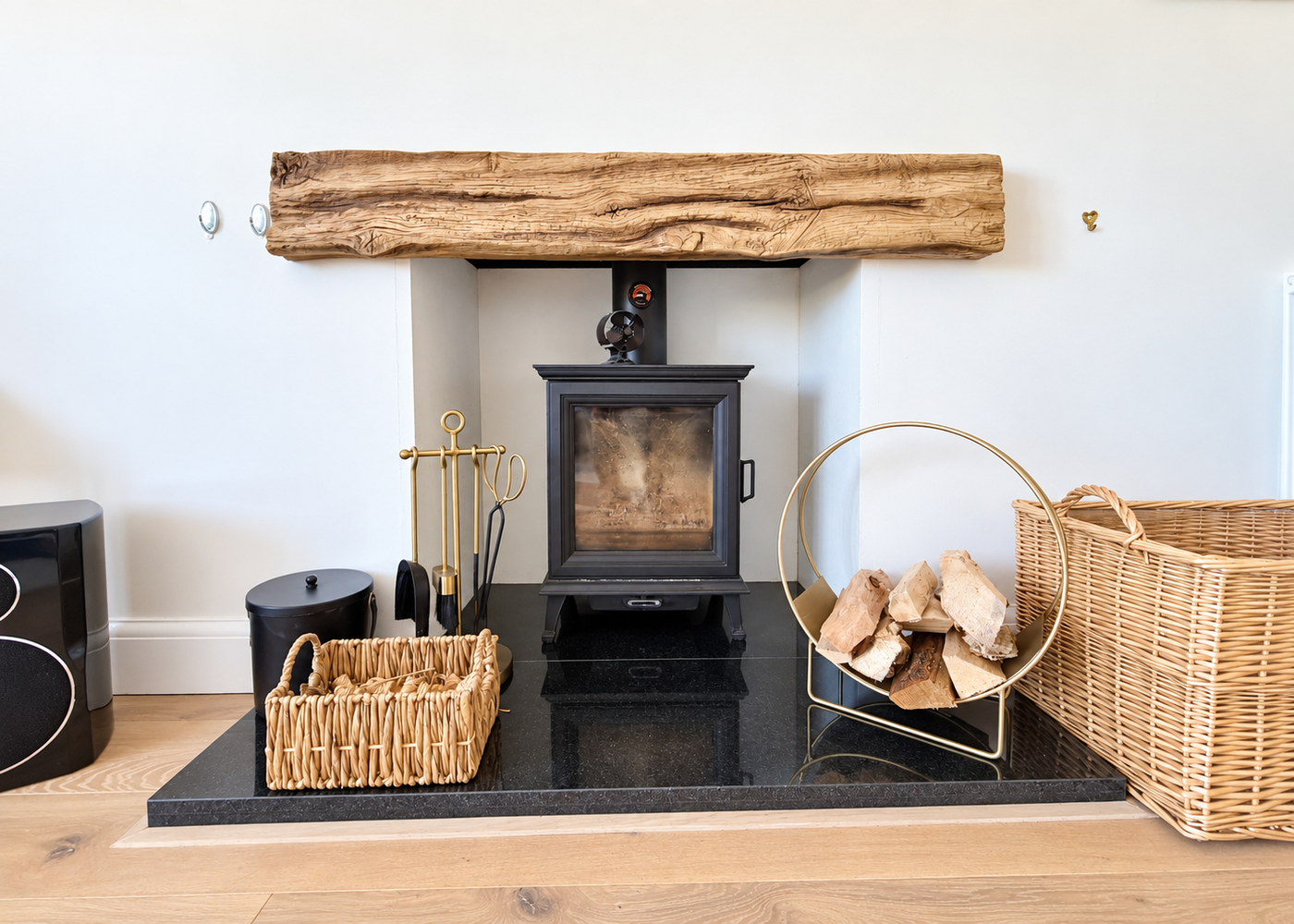 New fireplace